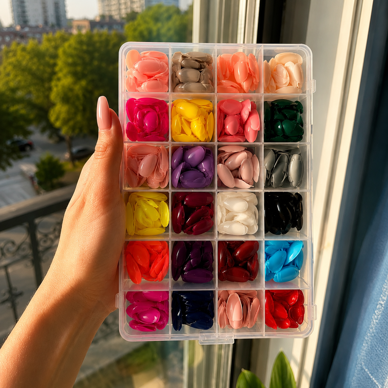Press On Nails Set | Salon Nails at Home, 576 Nails