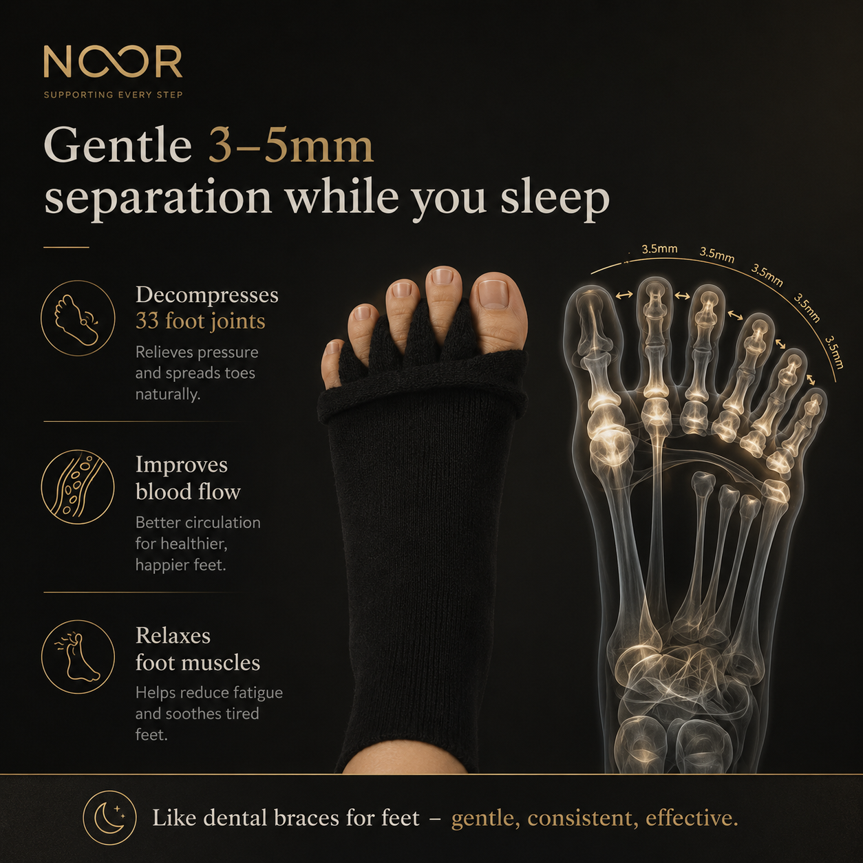 Noor Align™ Foot Alignment Socks