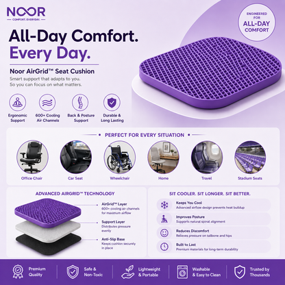 Noor AirGrid™ Seat Cushion