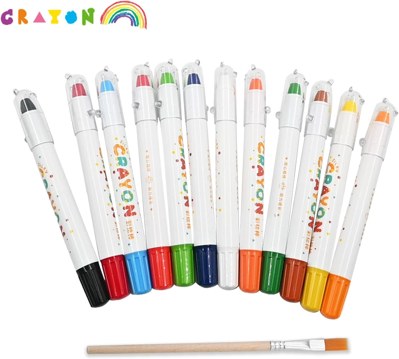 Ultra Silky Twistable Gel Crayons | 12 color set