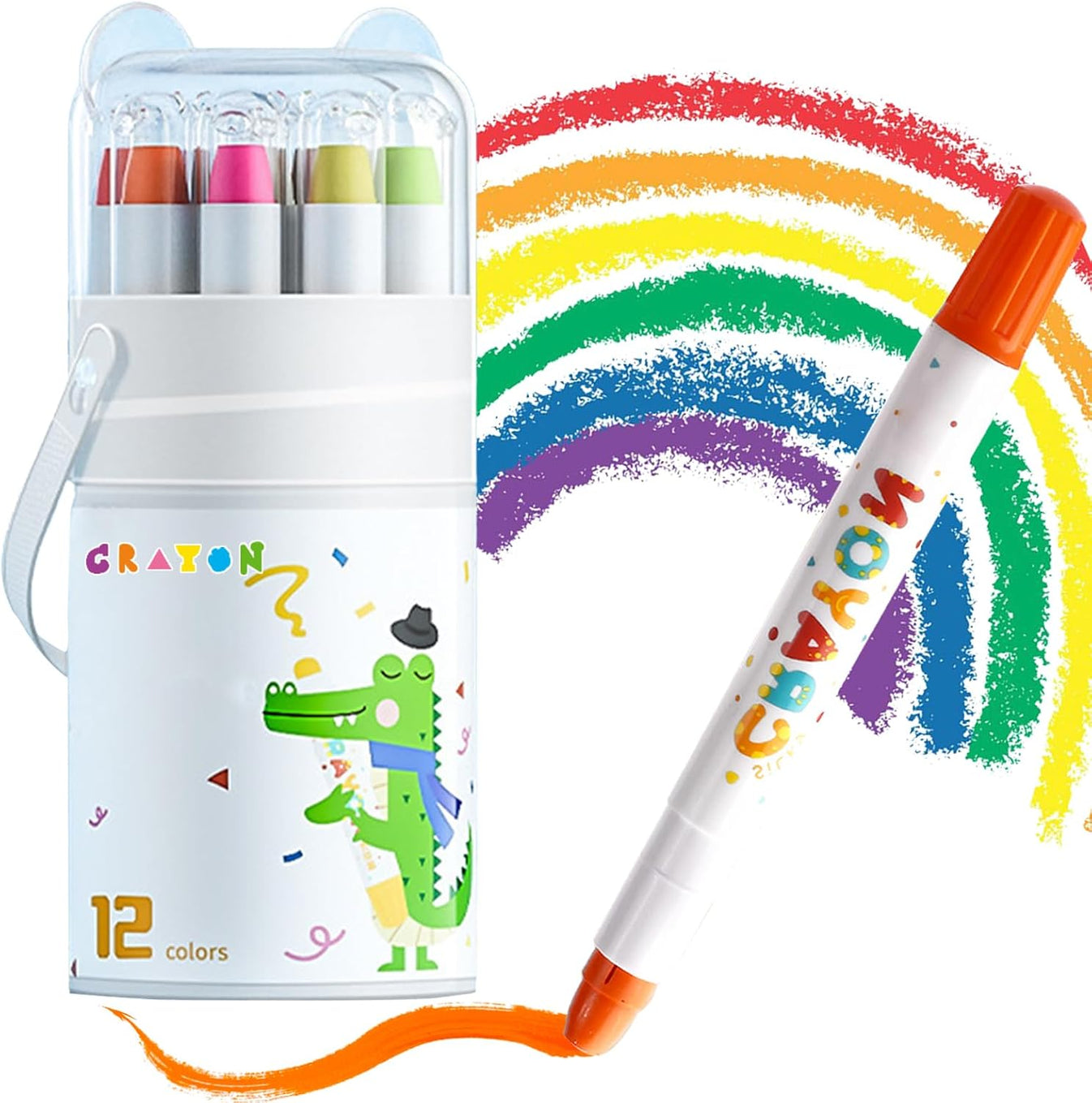 Ultra Silky Twistable Gel Crayons | 12 color set