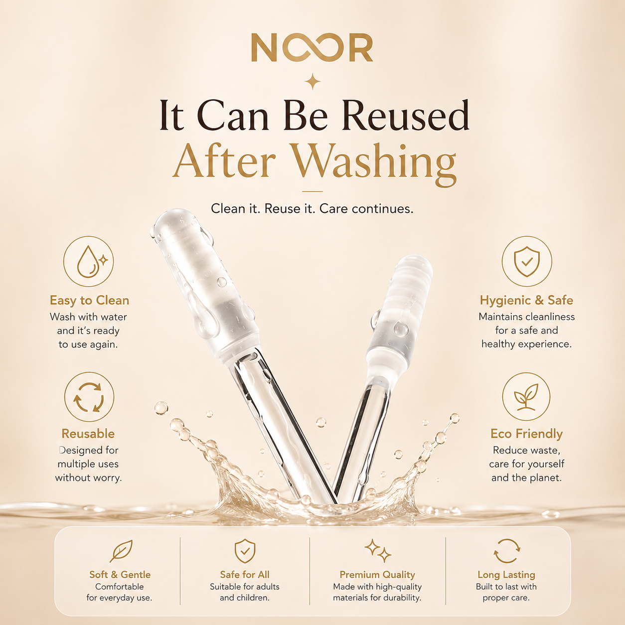 NOOR GentleTip™ Premium Ear Care Applicators