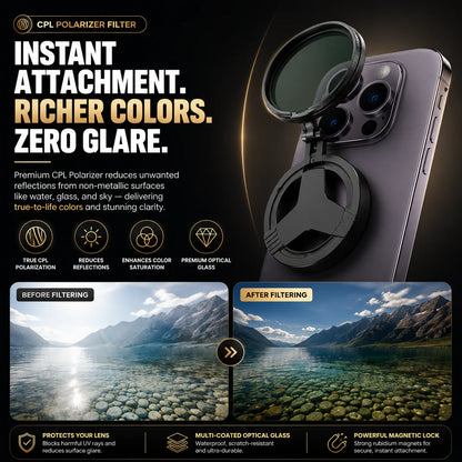NOOR OPTIX™ | Pro Mobile CPL Filter