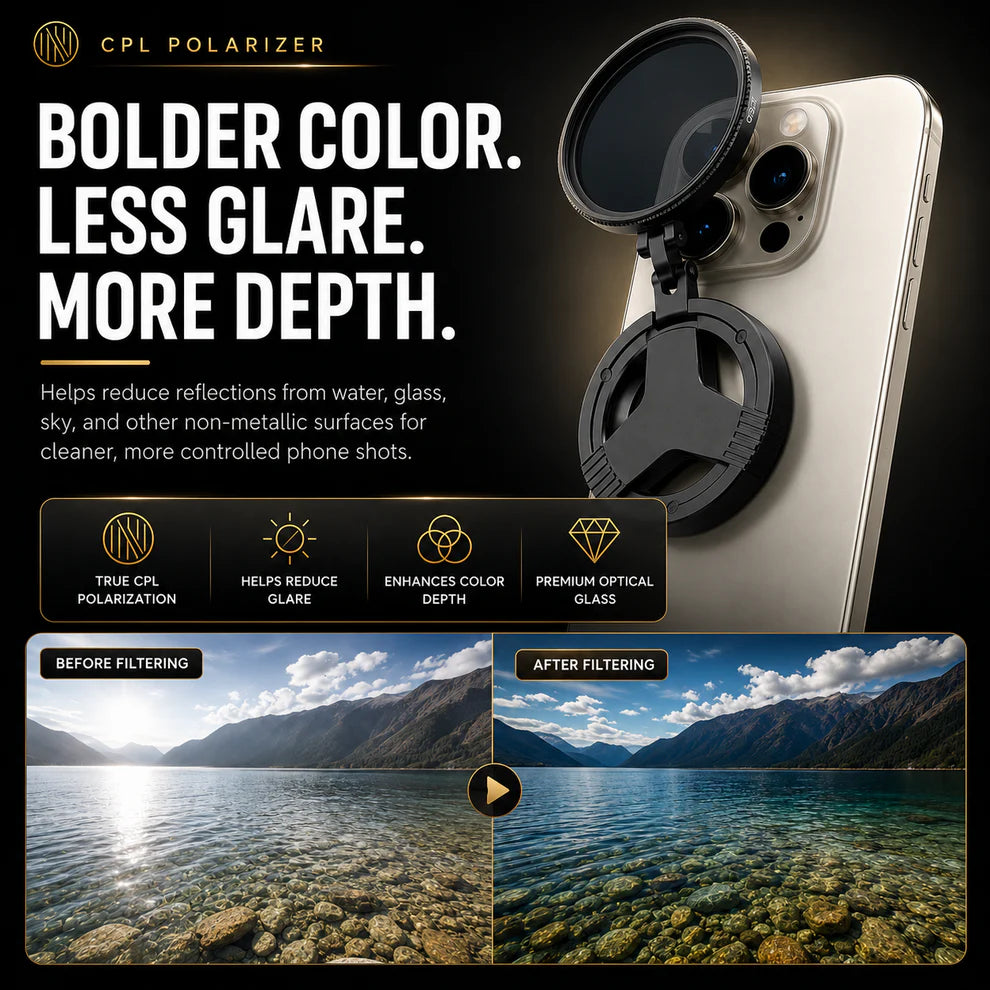 NOOR OPTIX™ | Pro Mobile CPL Filter