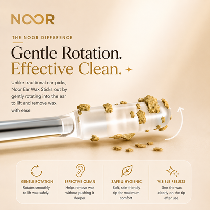 NOOR GentleTip™ Premium Ear Care Applicators