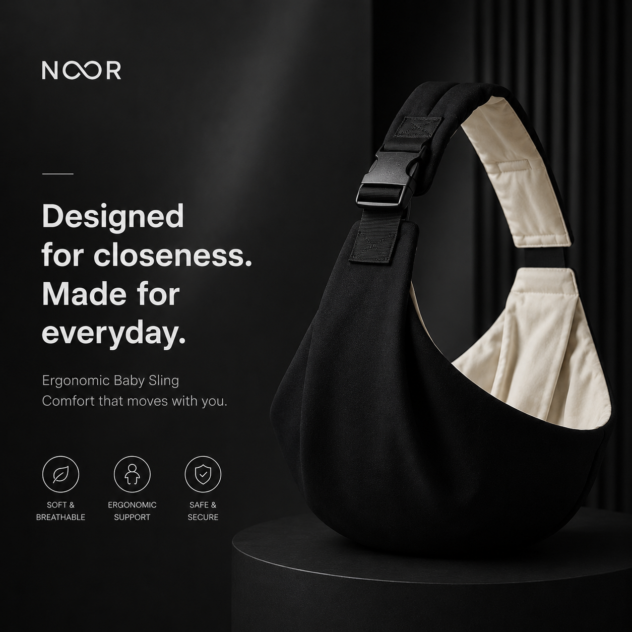 NOOR CarryNest™ Ergonomic Baby Carrier