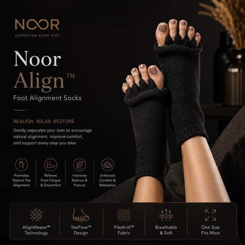 Noor Align™ Foot Alignment Socks